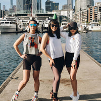 LARi Active x A.nty Story – Exclusive Edition Performance Tank in White