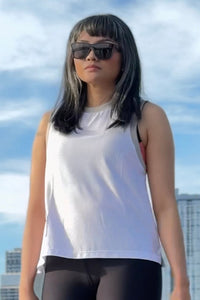 LARi Active x A.nty Story – Exclusive Edition Performance Tank in White