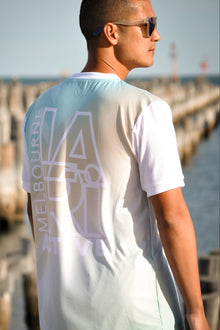  Motion Unisex Performance Tee in Coast Fade