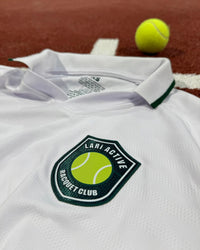Racquet Club Polo Top in White
