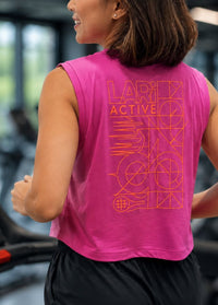 Boost Performance Tank in Fuchsia