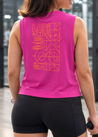 Boost Performance Tank in Fuchsia